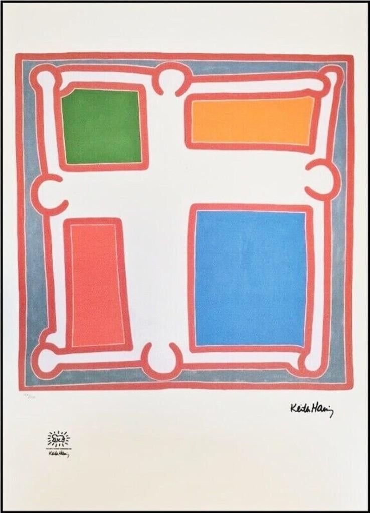 Keith Haring - Square, Antiek en Kunst, Ophalen of Verzenden
