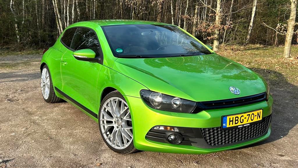 Volkswagen Scirocco 2.0 TSI 2013 Groen, Auto's, Volkswagen, Voorwielaandrijving, 1273 kg, 4 cilinders, 1984 cc