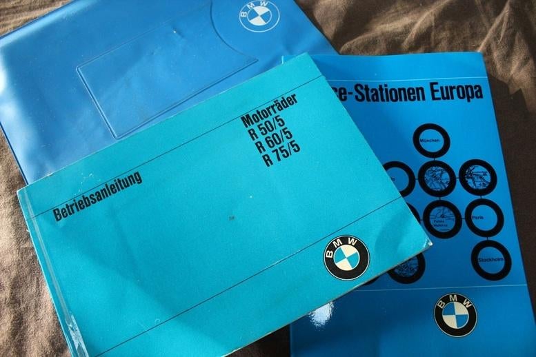 BMW R50/5 R60/5 R75/5 1971 motorrad betriebs anleitung, Ophalen of Verzenden, BMW
