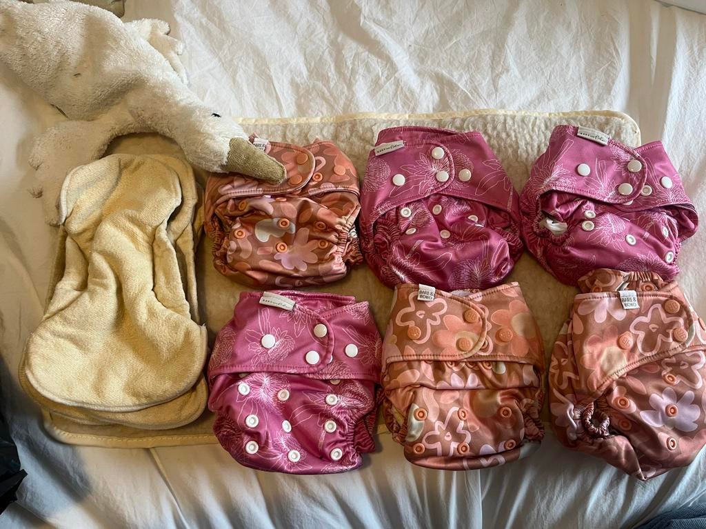 Bare and Boho Wasbare Luiers, Overige merken, Overige typen, Ophalen of Verzenden, Zo goed als nieuw