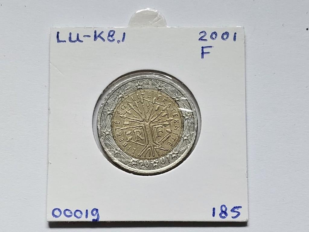 2-euromunt Frankrijk (F) 2001 Koers LU-K8.1, Ophalen of Verzenden, Frankrijk, 2 euro, Losse munt