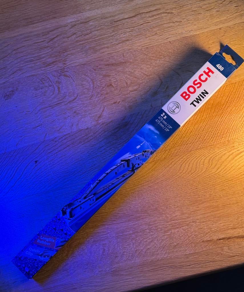 Bosch Twin 480 ruitenwissers nieuw 2x 475mm 19”, Ophalen of Verzenden, Zo goed als nieuw