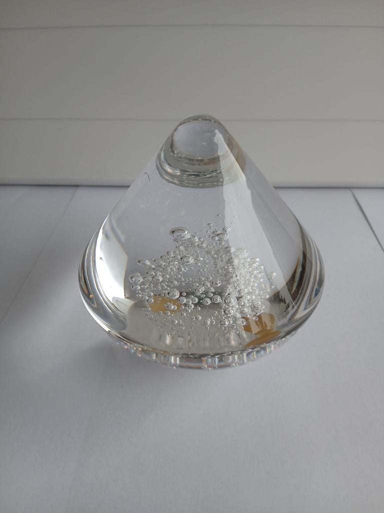 Royal Leerdam glasobject Triangel, Ophalen of Verzenden