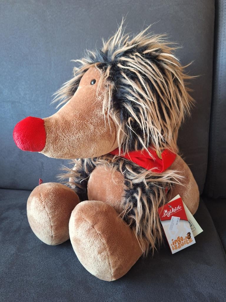 Sigikid egel knuffel - Nieuw!, Ophalen of Verzenden, Nieuw, Overige typen