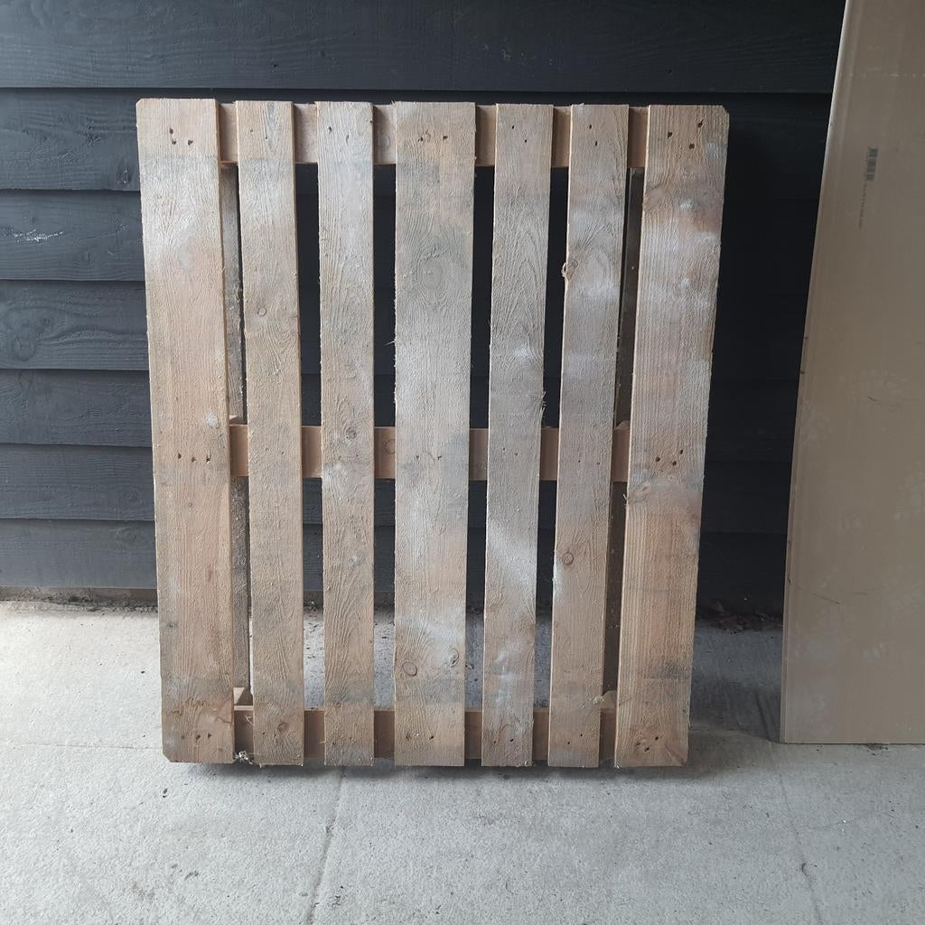 Stevige pallet 100 x120, Ophalen, 50 mm of meer, Pallet, Minder dan 200 cm