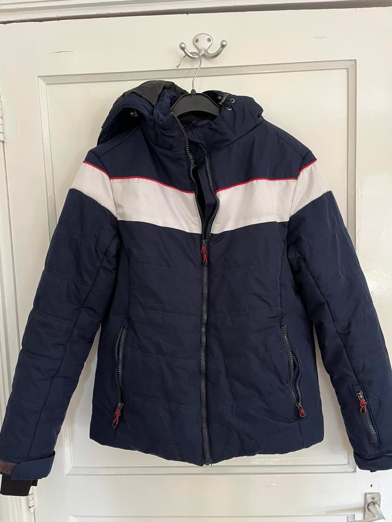 Skijas en broek maat S, 164, Ophalen of Verzenden, Gedragen, Maat 34 (XS) of kleiner, Blauw