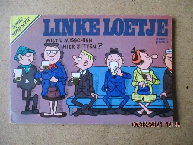 adv0208 linke loetje oblong 4, Boeken, Eén stripboek, Ophalen, Gelezen