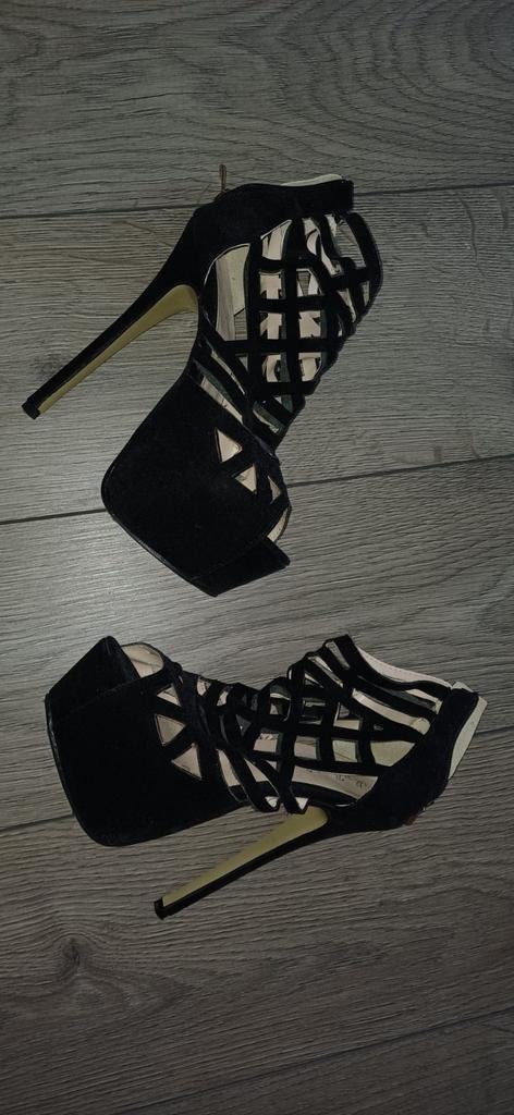 high heels hoge hakken, Ophalen of Verzenden, Gedragen, Zwart, Schoenen met hoge hakken