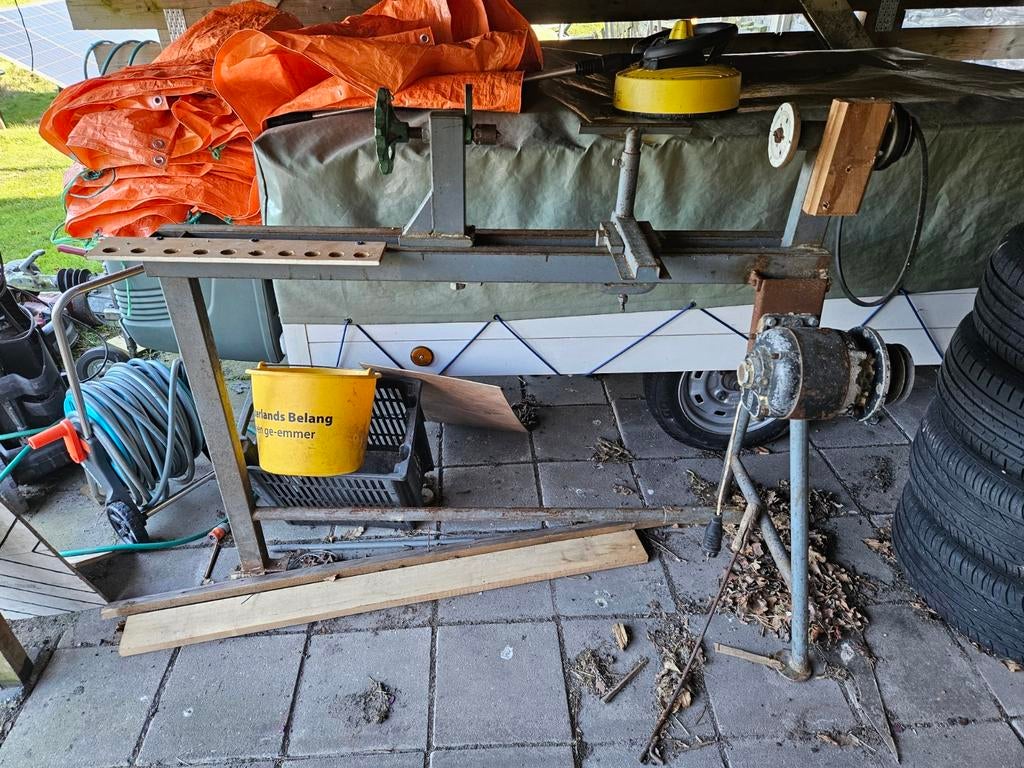 Houtdraaibank - Degelijk en klaar voor gebruik, Doe-het-zelf en Verbouw, Draaibanken, Gebruikt, Houtdraaibank, Minder dan 500 mm