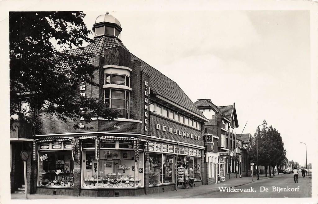 JN242 Wildervank de Bijenkorf Winkel 1959, Verzenden, 1940 tot 1960, Gelopen, Groningen