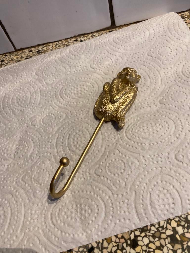 Kapstokhaak aap, Wandkapstok, Overige materialen, Ophalen of Verzenden, Zo goed als nieuw