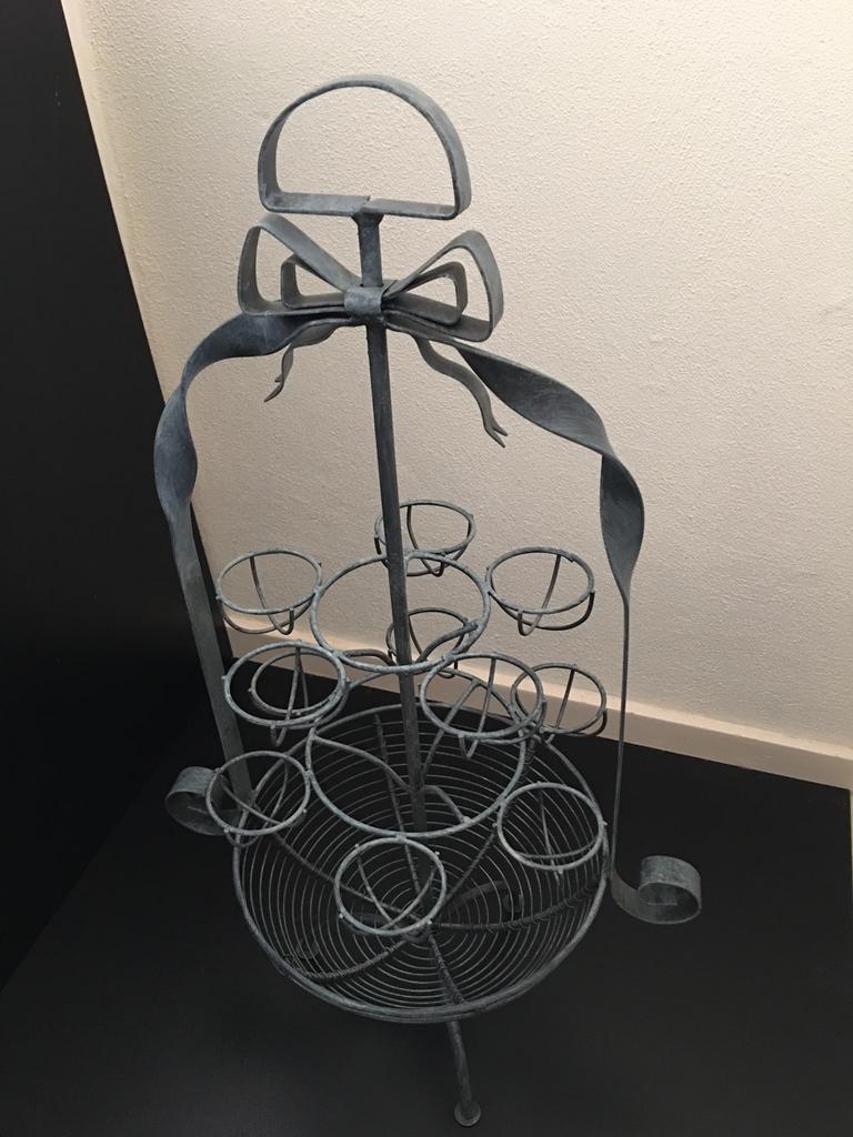 Vintage Eierrek geschikt voor ongeveer 20 eieren 60,3cm Hoog, Ophalen of Verzenden, Zo goed als nieuw, Minder dan 50 cm, Minder dan 5 flessen