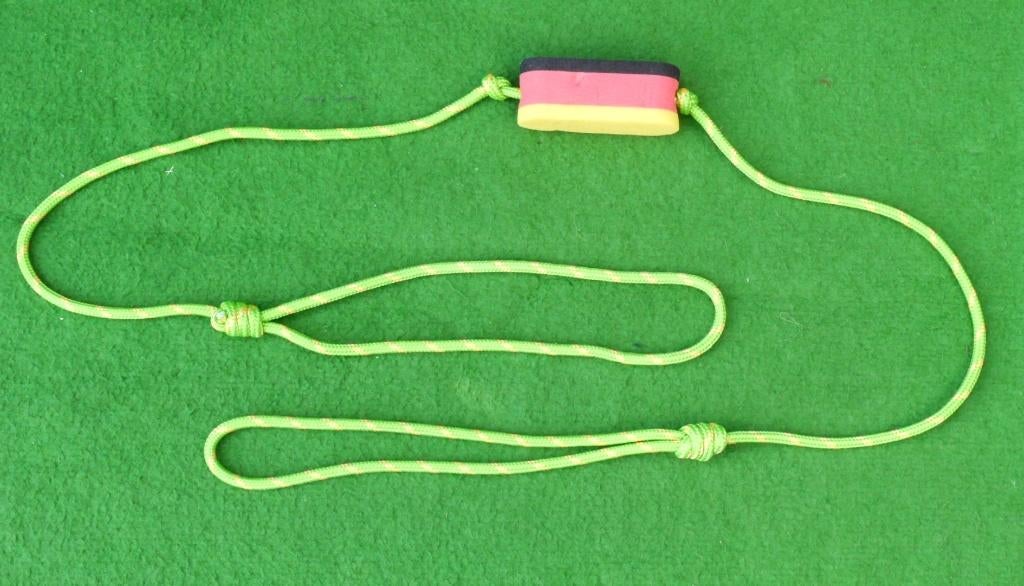 Buddylijn met drijver - ca. 165 cm, Watersport en Boten, Duiken, Ophalen of Verzenden, Zo goed als nieuw, Overige typen