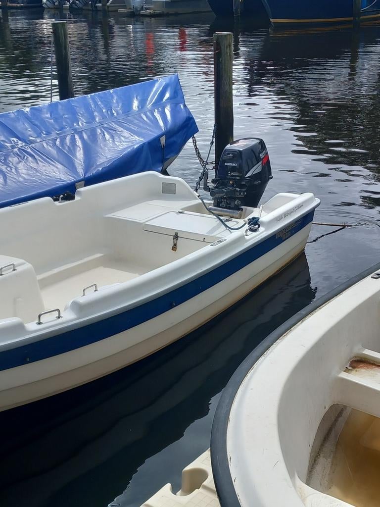 Topcraft 390 met Suzuki 9.9 PK en trailer