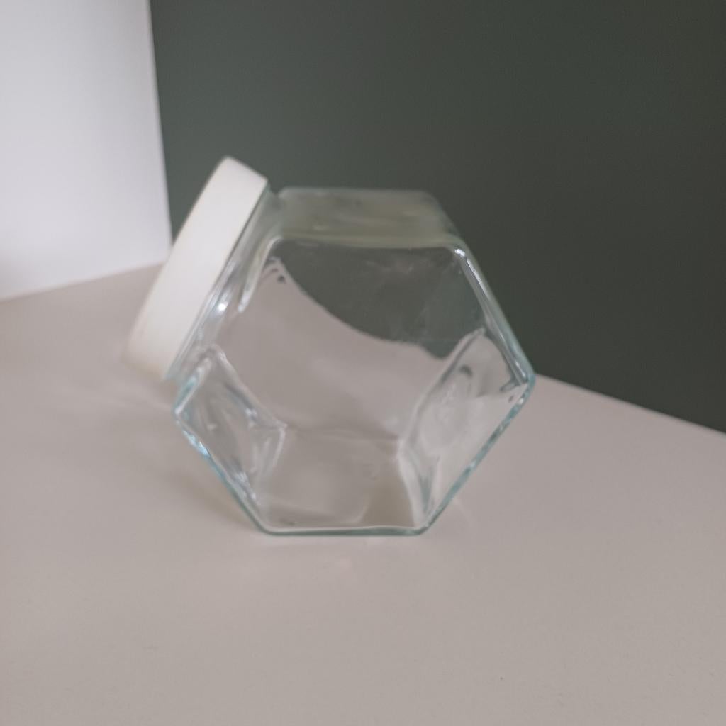 Glazen snoeppot Borgonovo, Overige typen, Ophalen of Verzenden, Effen, Info@borgonovo.it