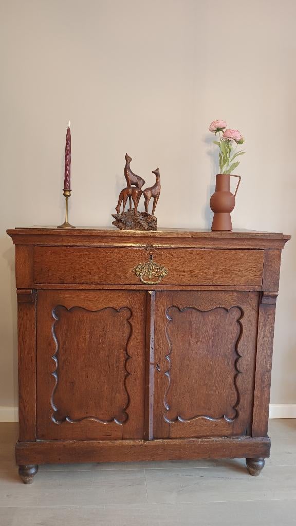 Antieke en authentieke Biedermeier penantkast | 1875, Antiek en Kunst, Antiek | Meubels | Kasten, Ophalen