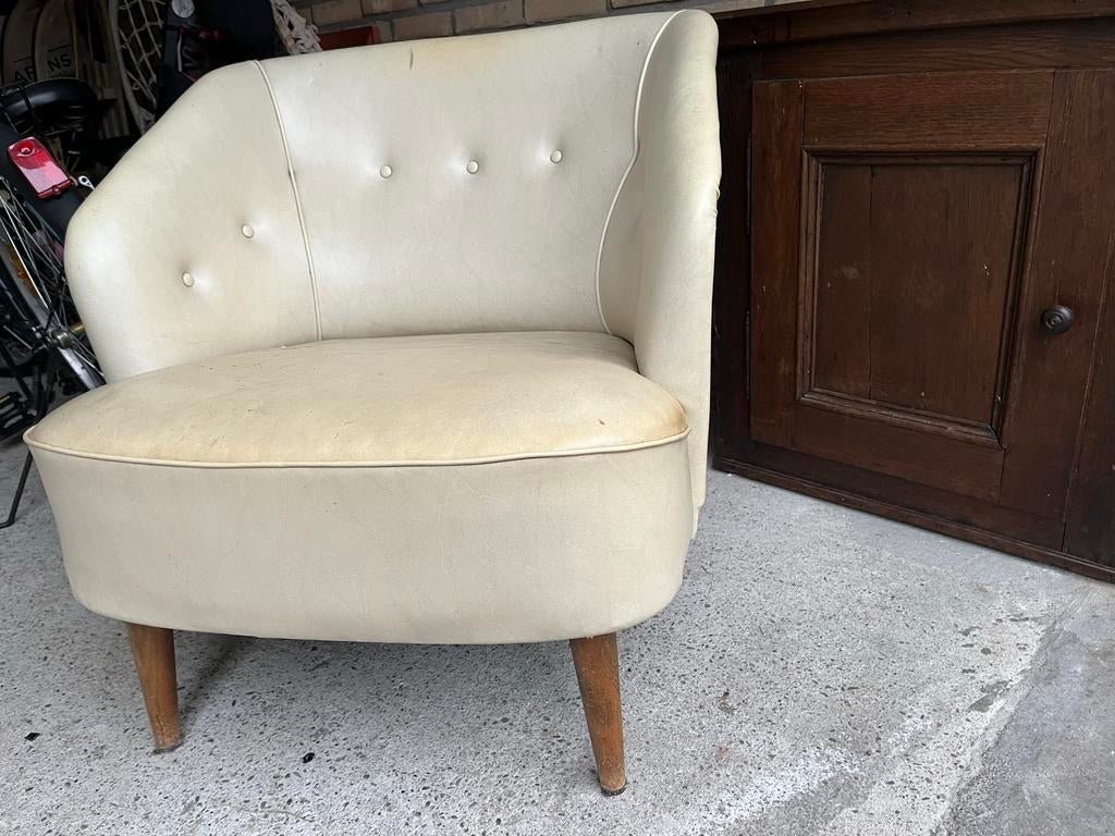 Retro Cocktail Stoeltje - Vintage Charme, Ophalen, Gebruikt, Eenpersoons, Minder dan 75 cm