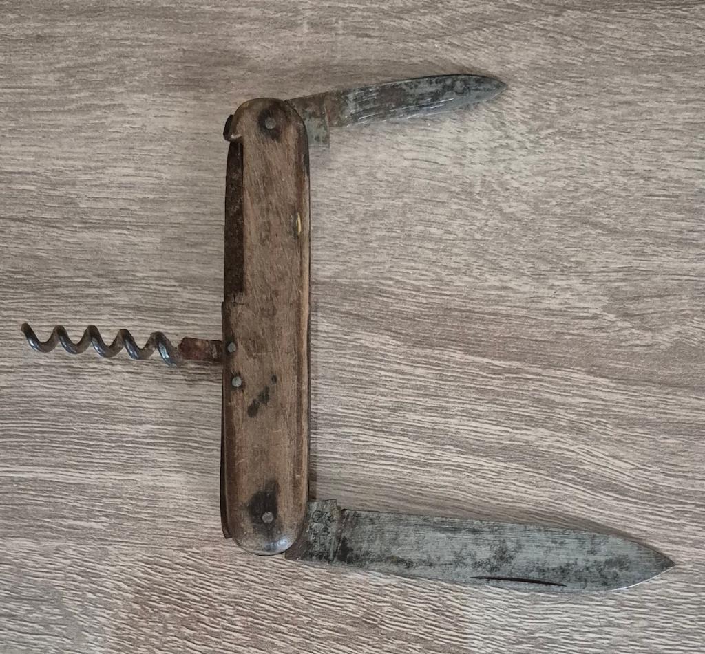 Zakmes GEBR. HOPPE Solingen Germany., Antiek en Kunst, Antiek | Gereedschap en Instrumenten, Ophalen of Verzenden