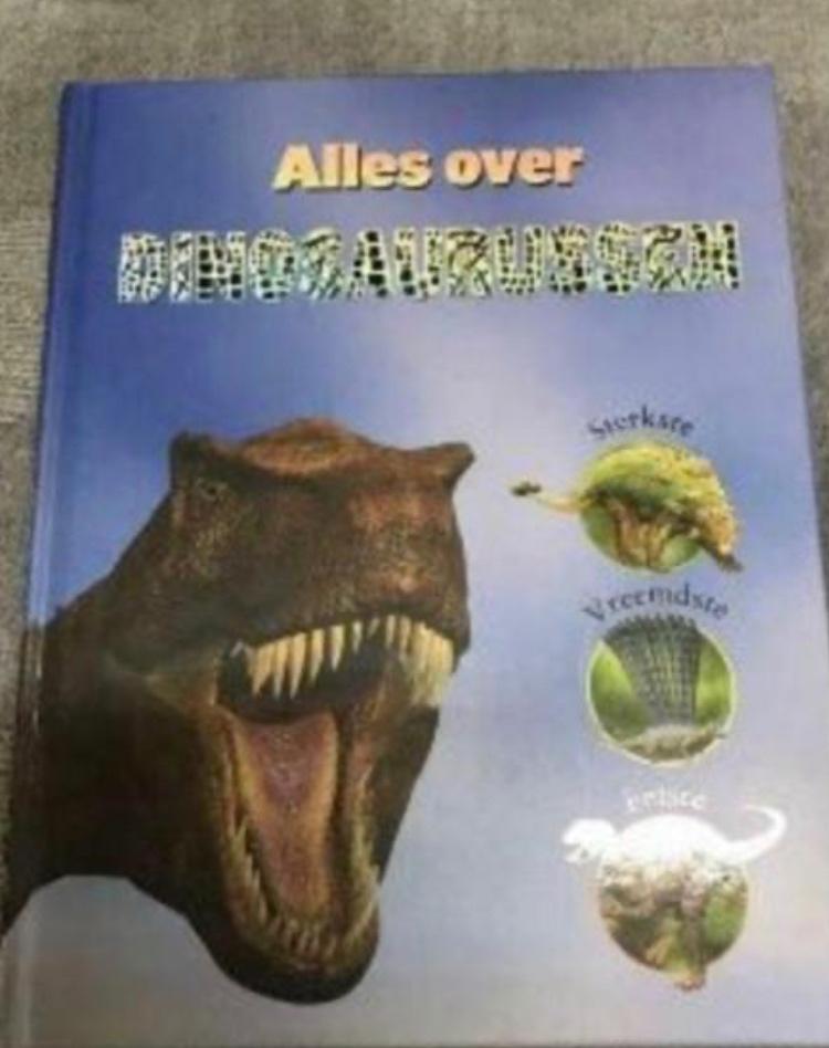 Boek Alles over dinosaurussen John Malam en Steve Parker, Ophalen of Verzenden, Zo goed als nieuw, Natuur algemeen