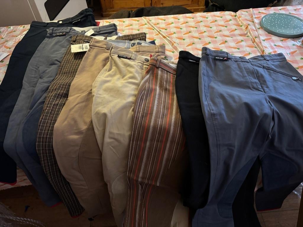10 rijbroeken maat 36 - Eurostar en GS, Dieren en Toebehoren, Paardrijkleding, Nieuw, Ophalen of Verzenden, Dames, Recreatie