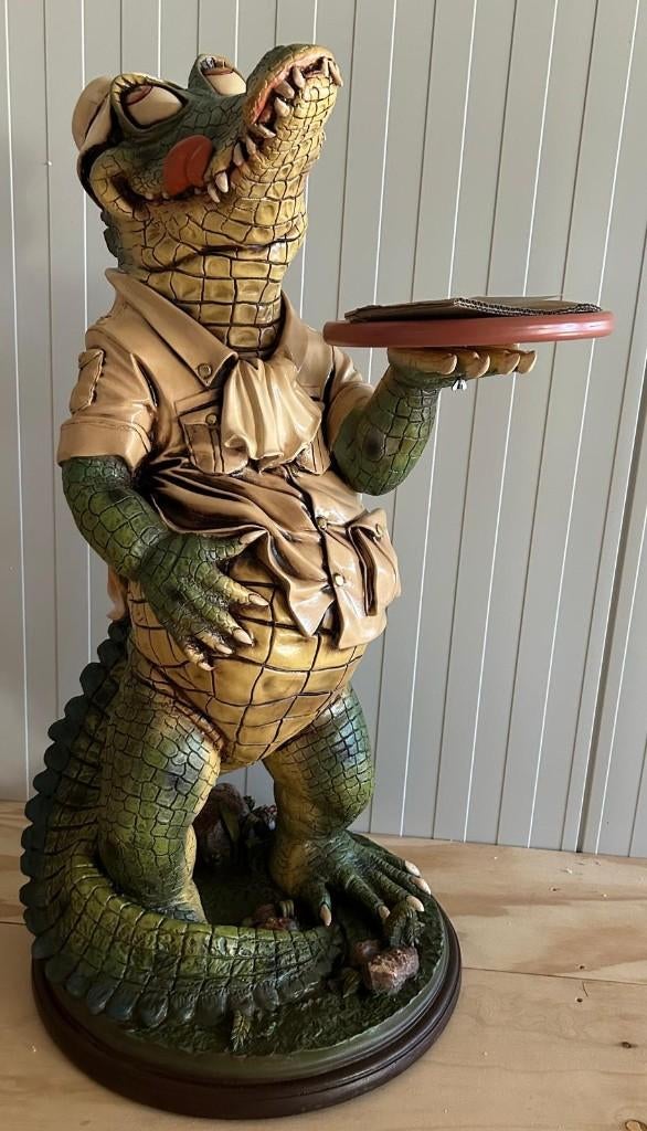 butler ober krokodil, Verzamelen, Beelden en Beeldjes, Ophalen, Nieuw, Fantasy