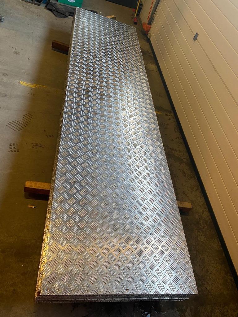 Aluminium Traanplaat, Ophalen, Gebruikt, Aluminium