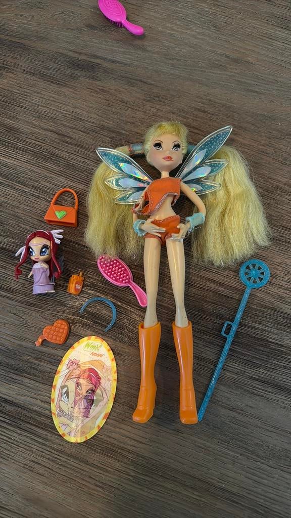 Winx club Stella pop seizoen 2, Verzamelen, Ophalen of Verzenden, Gebruikt, Pop