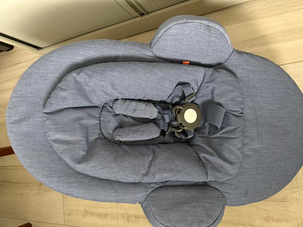 Stokke steps bouncer newbornset wipstoel, Ophalen of Verzenden, Zo goed als nieuw