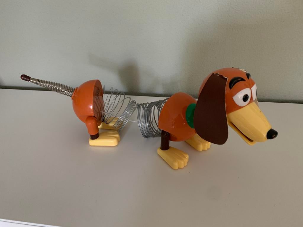 Vintage Slinky Dog - Toy Story, Ophalen of Verzenden, Gebruikt
