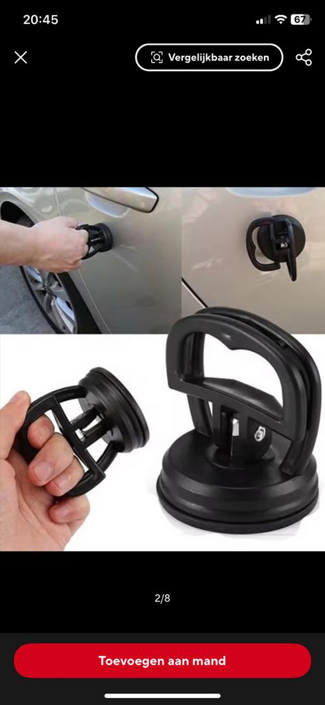 Suoee sterk uitdeuk zuignapjes, per paar, nieuw, Auto diversen, Autogereedschap, Ophalen of Verzenden, Nieuw
