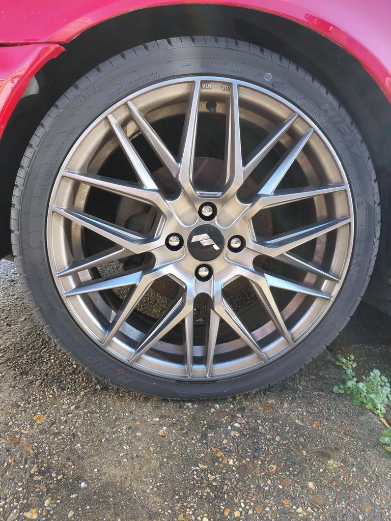 17inch jr wielen 4x100, Auto-onderdelen, Banden en Velgen, Ophalen of Verzenden