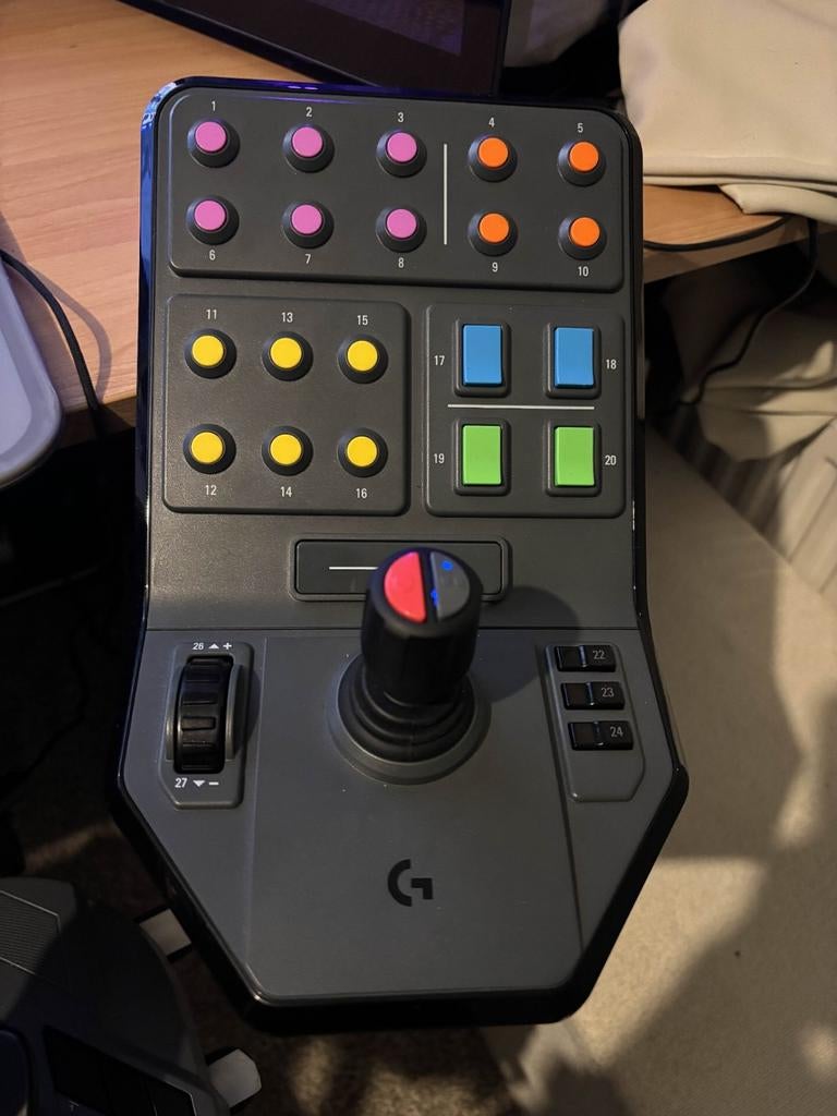 Logitech G Saitek Farming Sidepanel Button Box, Ophalen of Verzenden, Zo goed als nieuw, Logitech