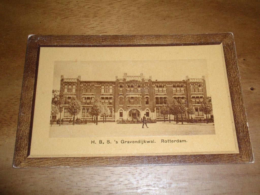 Rotterdam HBS Gravendijkwal, Verzenden, Voor 1920, Ongelopen, Zuid-Holland