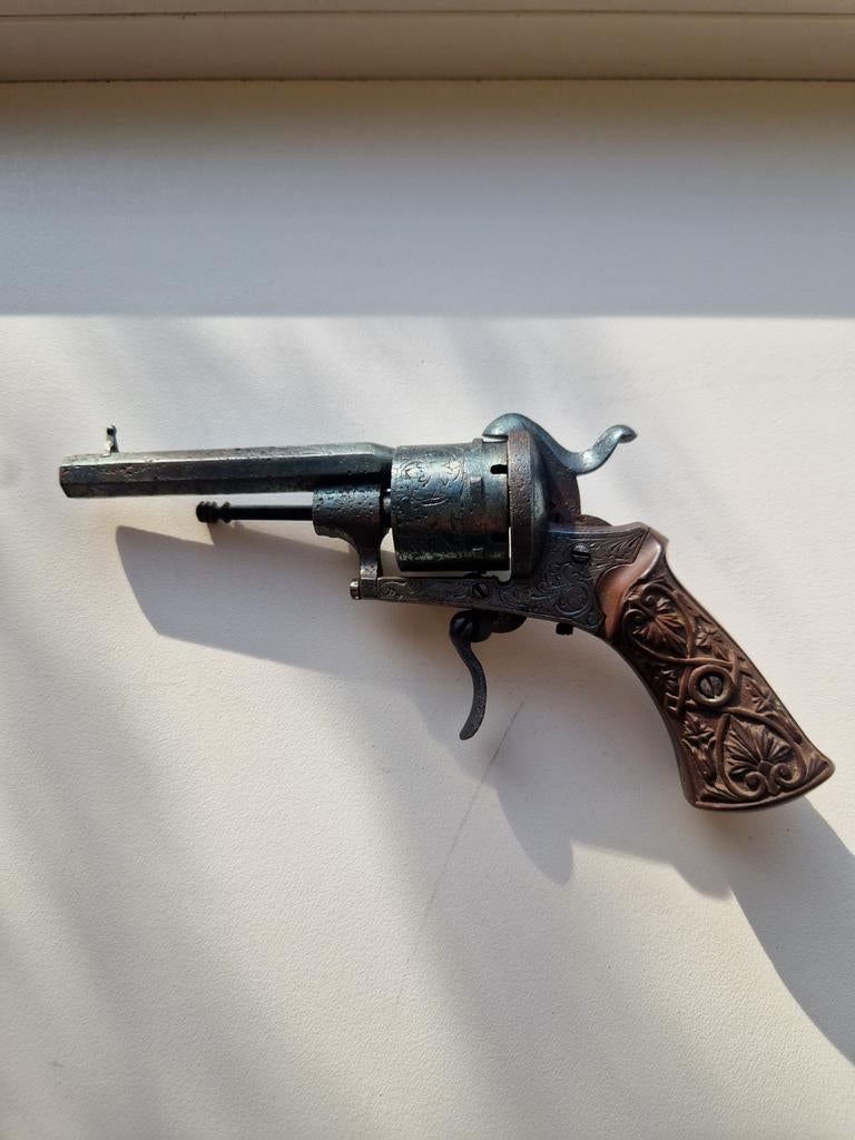 Antieke Penvuurrevolver, Ophalen of Verzenden