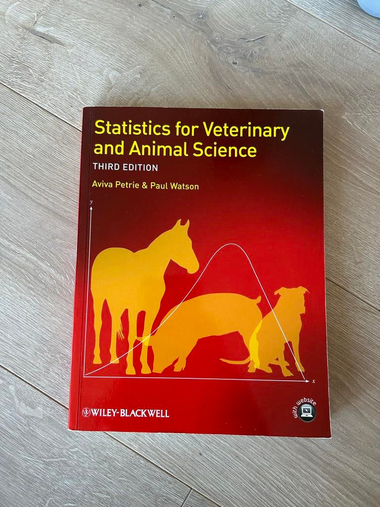 Statistiek voor Diergeneeskunde - Aviva Petrie & Paul Watson, Ophalen, Beta, Gelezen, HBO