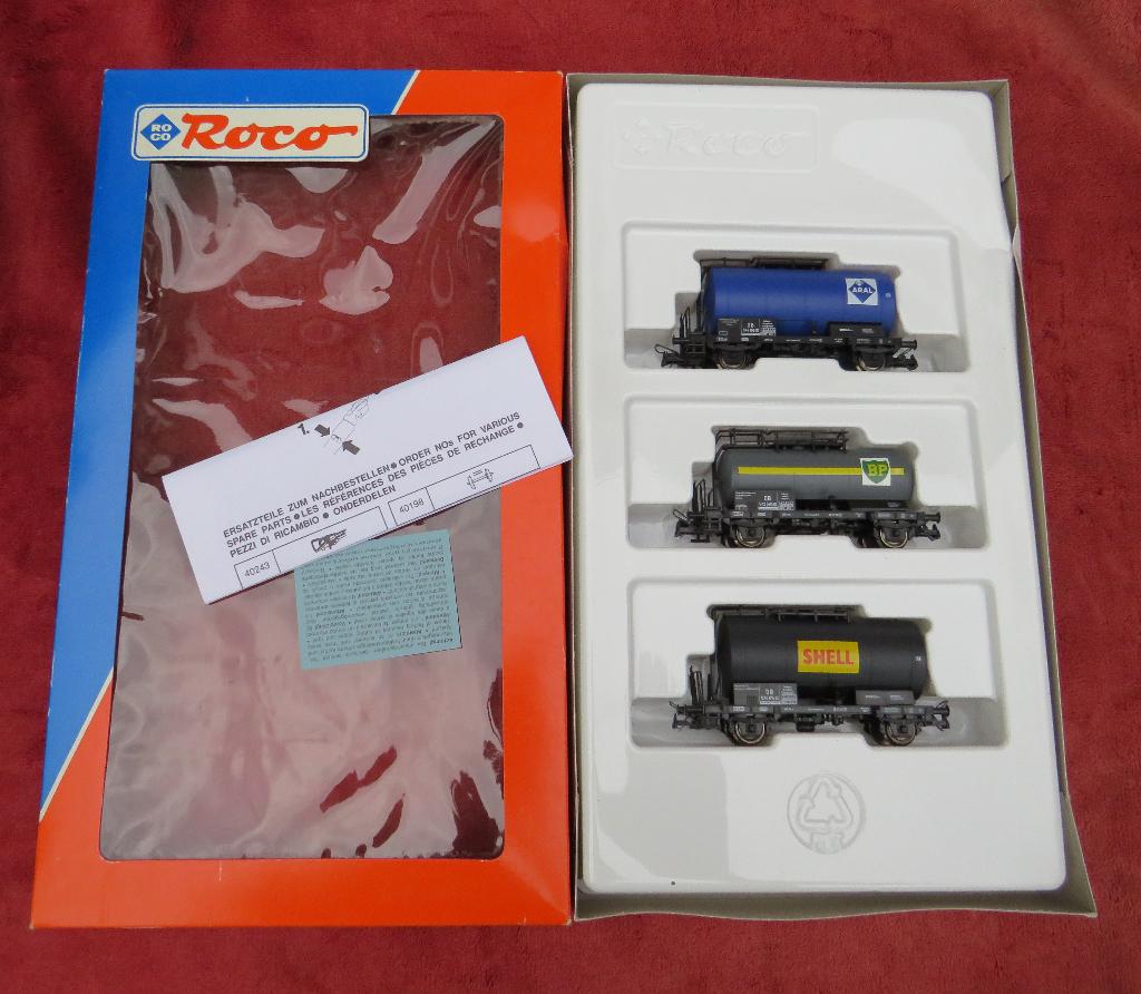 Roco 44088, DB set ketelwagens, Gelijkstroom, Wagon, Ophalen of Verzenden, Zo goed als nieuw