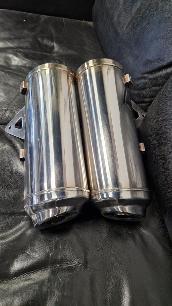 Uitlaten Dempers Triumph Street Triple 2010, Motoren, Ophalen of Verzenden, Gebruikt