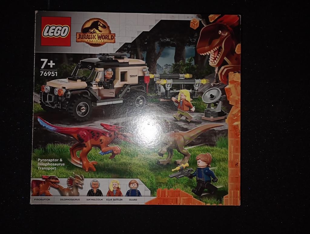 Lego Jurassic World 76951 Pyroraptor & Dilophosaurus, Ophalen of Verzenden, Zo goed als nieuw, Complete set, Lego