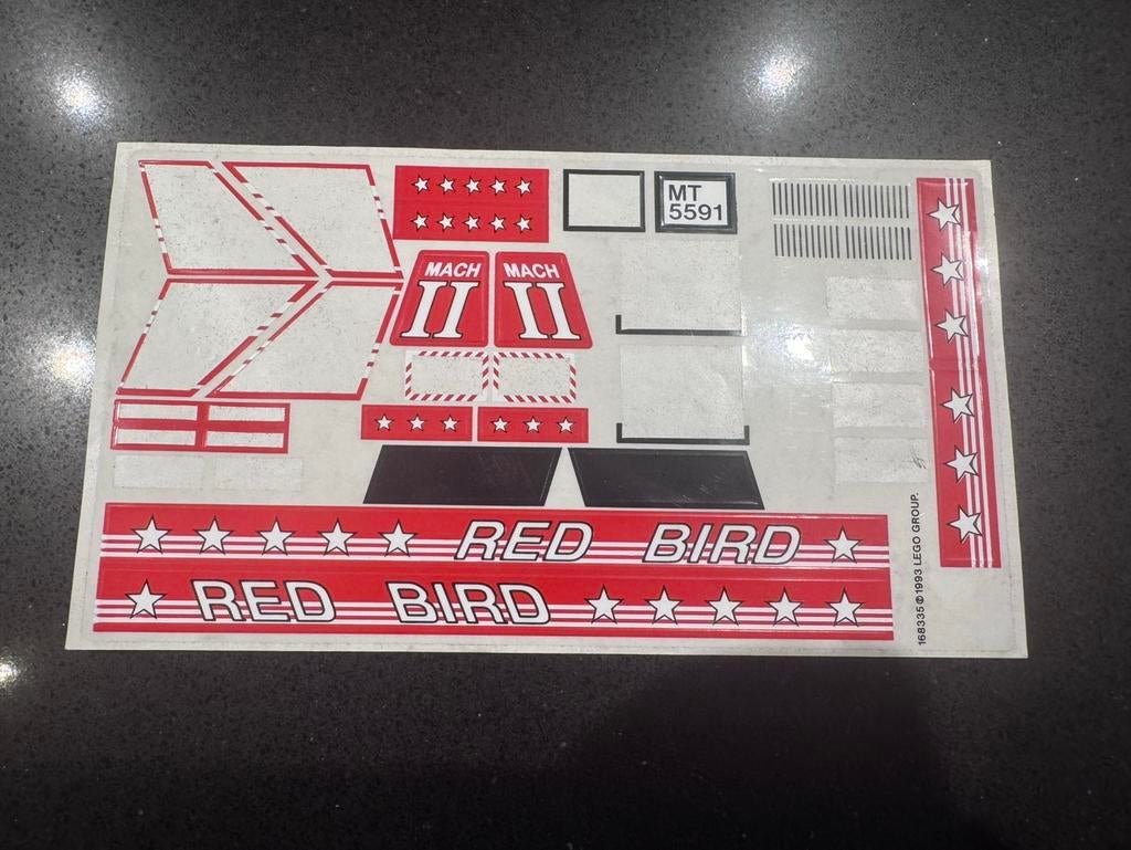 Lego Sticker Sheet for Set 5591 modelteam, Ophalen of Verzenden, Zo goed als nieuw