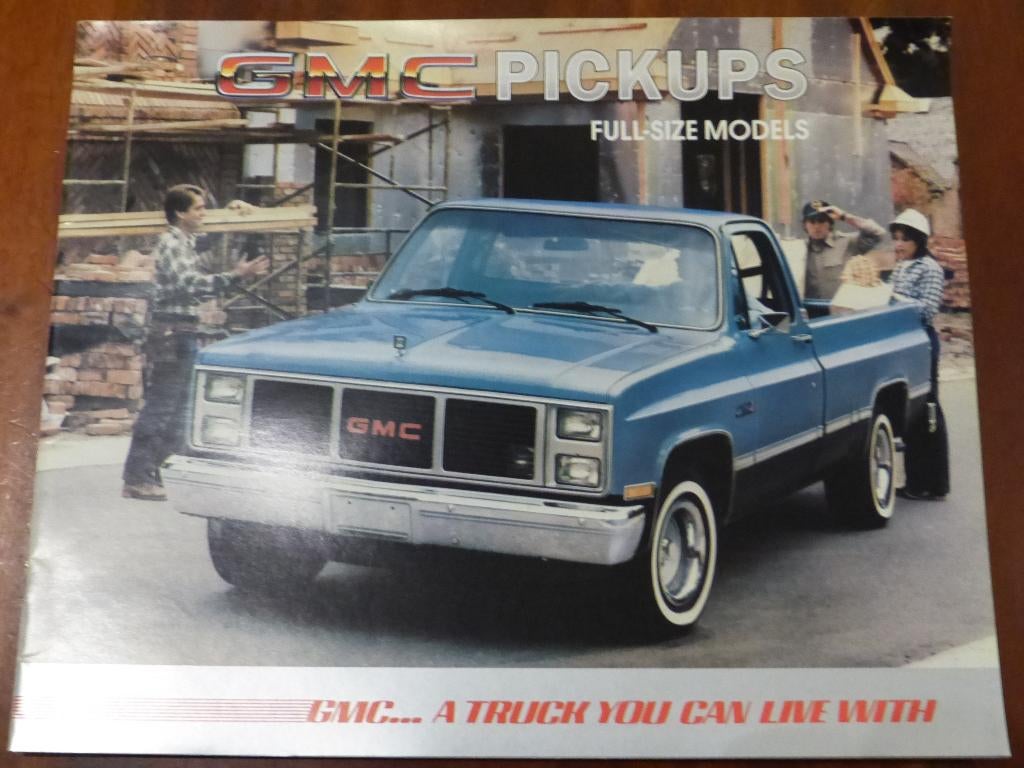 GMC full size Pickups 1985 brochure USA, Boeken, Auto's | Folders en Tijdschriften, Zo goed als nieuw, Overige merken, Verzenden