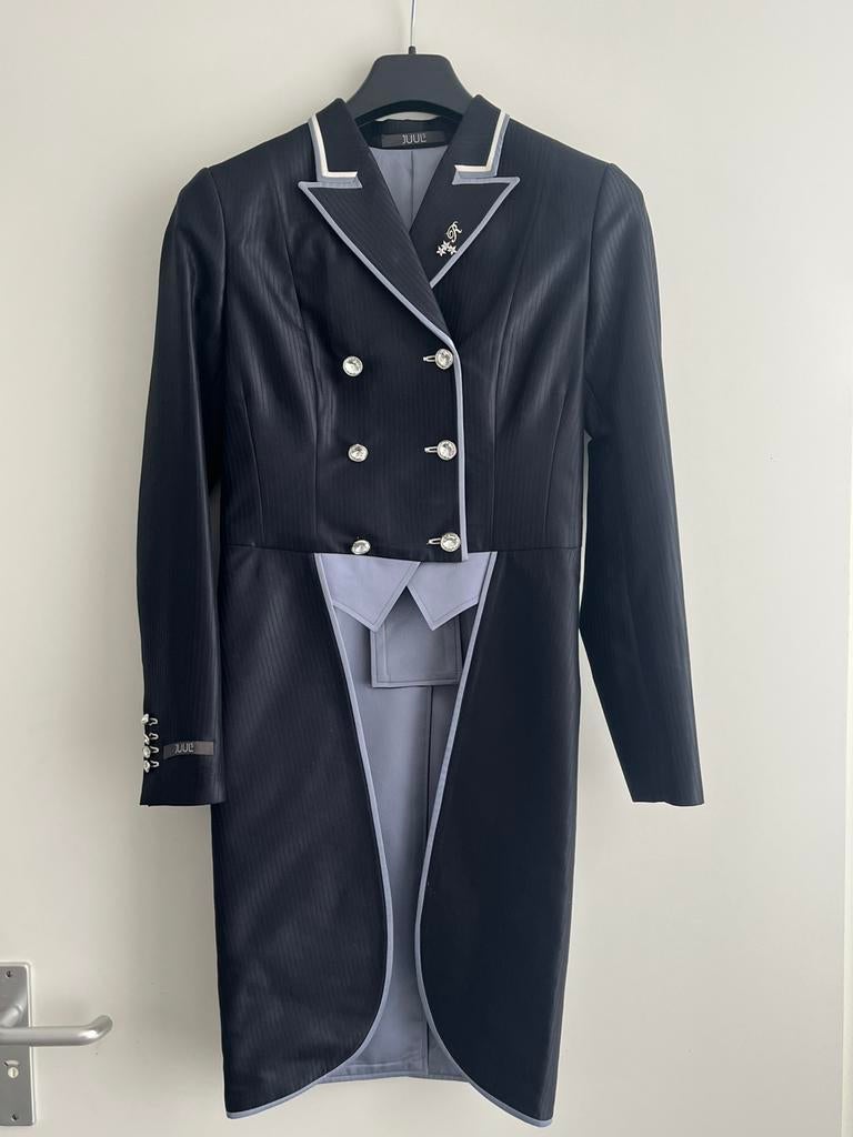 Juuls slip jas, Ophalen of Verzenden, Zo goed als nieuw, Maat 36 (S), Blauw