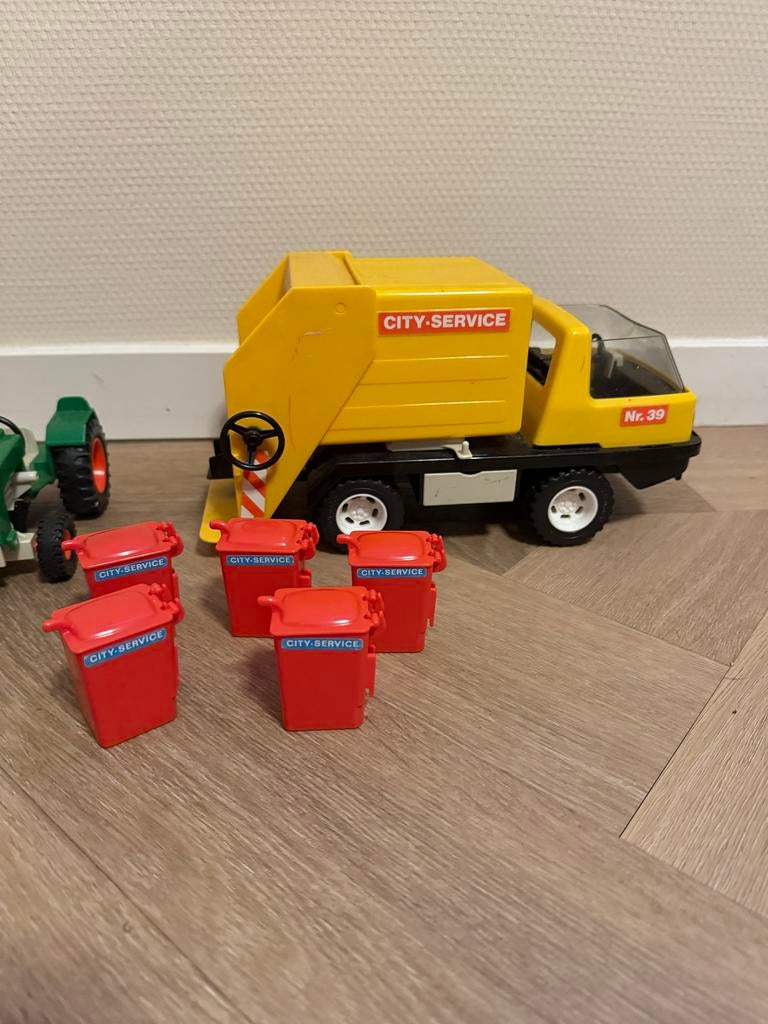 Playmobil Vuilniswagen uit de jaren 70, Ophalen, Gebruikt, Jongen of Meisje