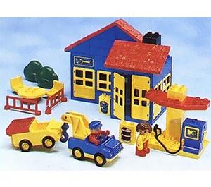Duplo-set met o.a. werkplaats, nr. 2657, Kinderen en Baby's, Speelgoed | Duplo en Lego, Ophalen of Verzenden, Gebruikt, Losse stenen