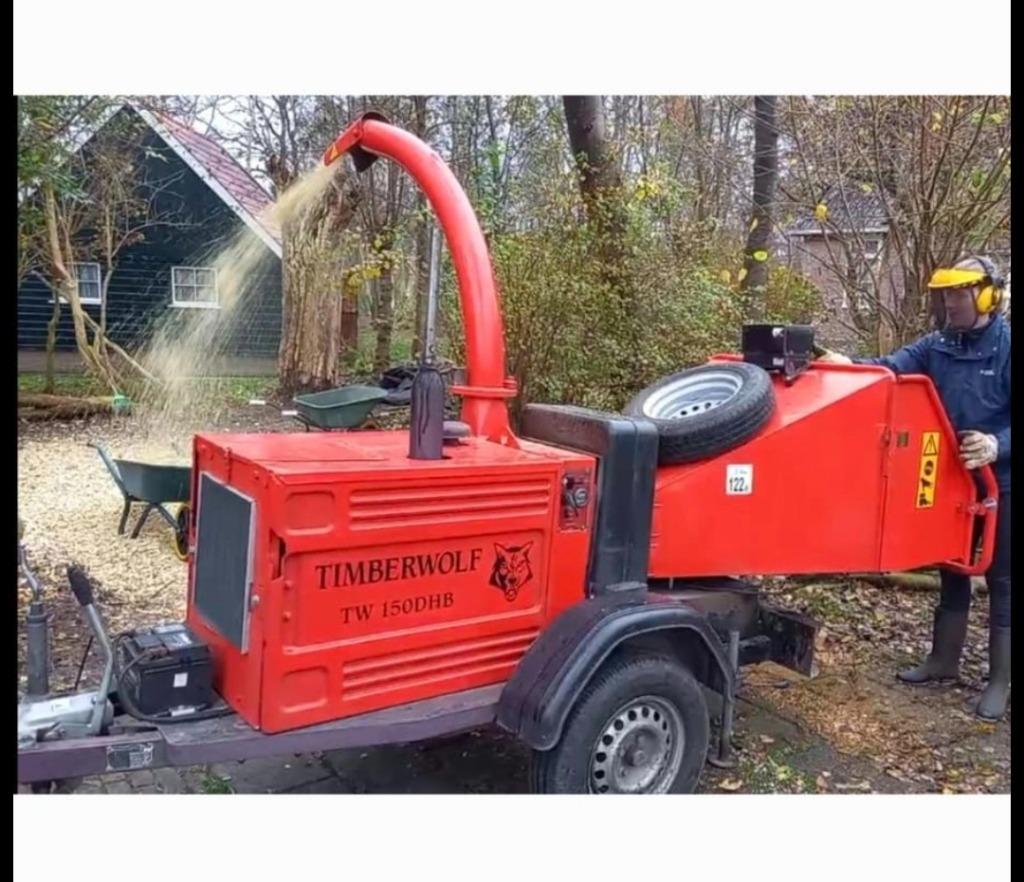 TE HUUR Hakselaar, Versnipperaar,Takkenversnipperaar, Ophalen of Verzenden, Gebruikt