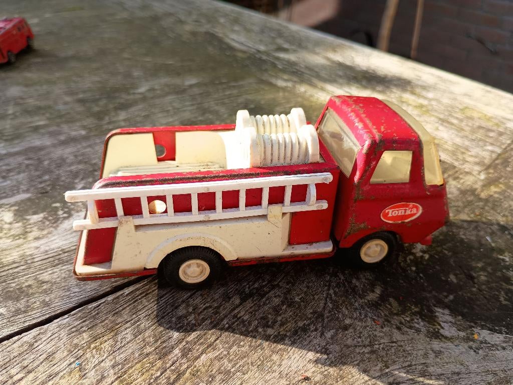Tonka brandweerwagen, Ophalen of Verzenden, Gebruikt