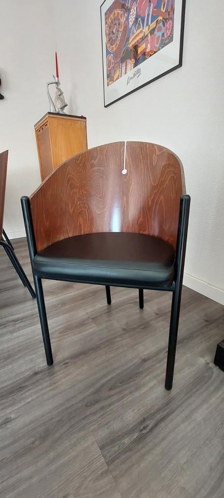 8 Driade King Costes stoelen (ook per 4), Ophalen, Gebruikt, Zwart, Vier