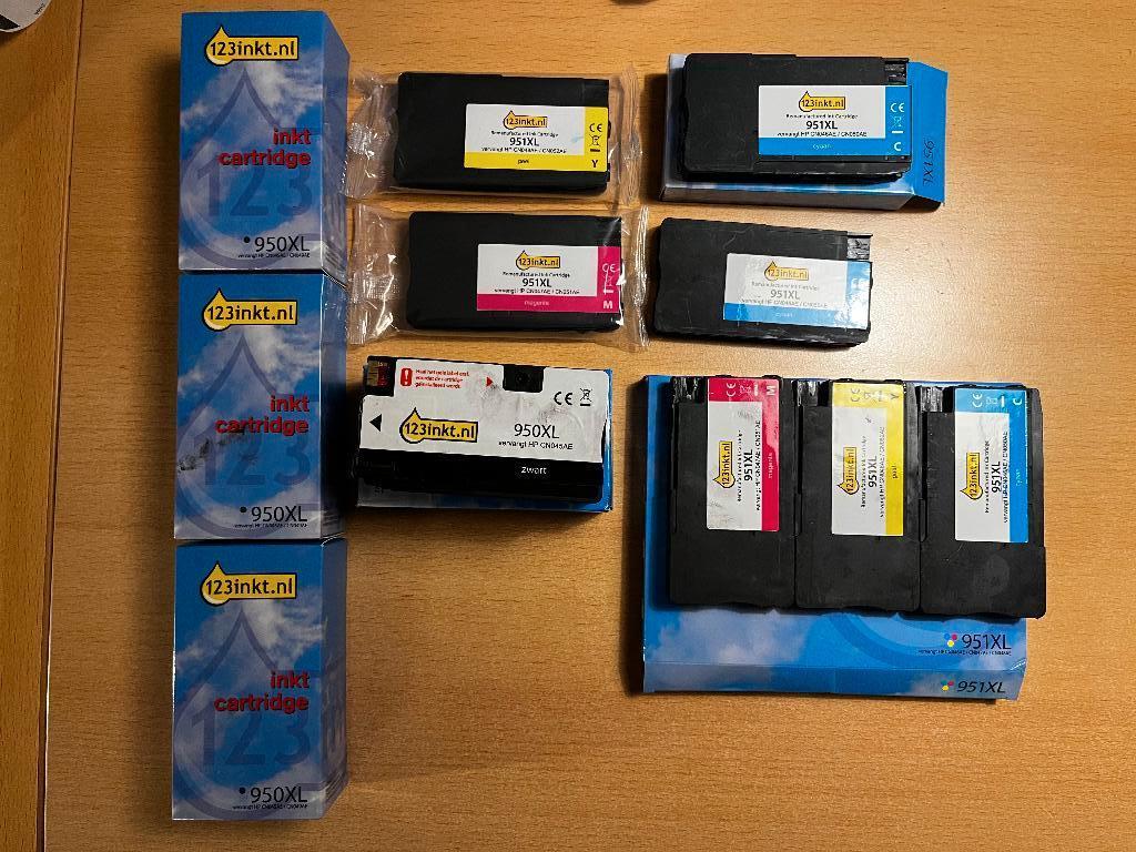 TE KOOP: Inktcartridges voor HP 8600 Plus, Ophalen of Verzenden, Nieuw, Cartridge, 123inkt.nl