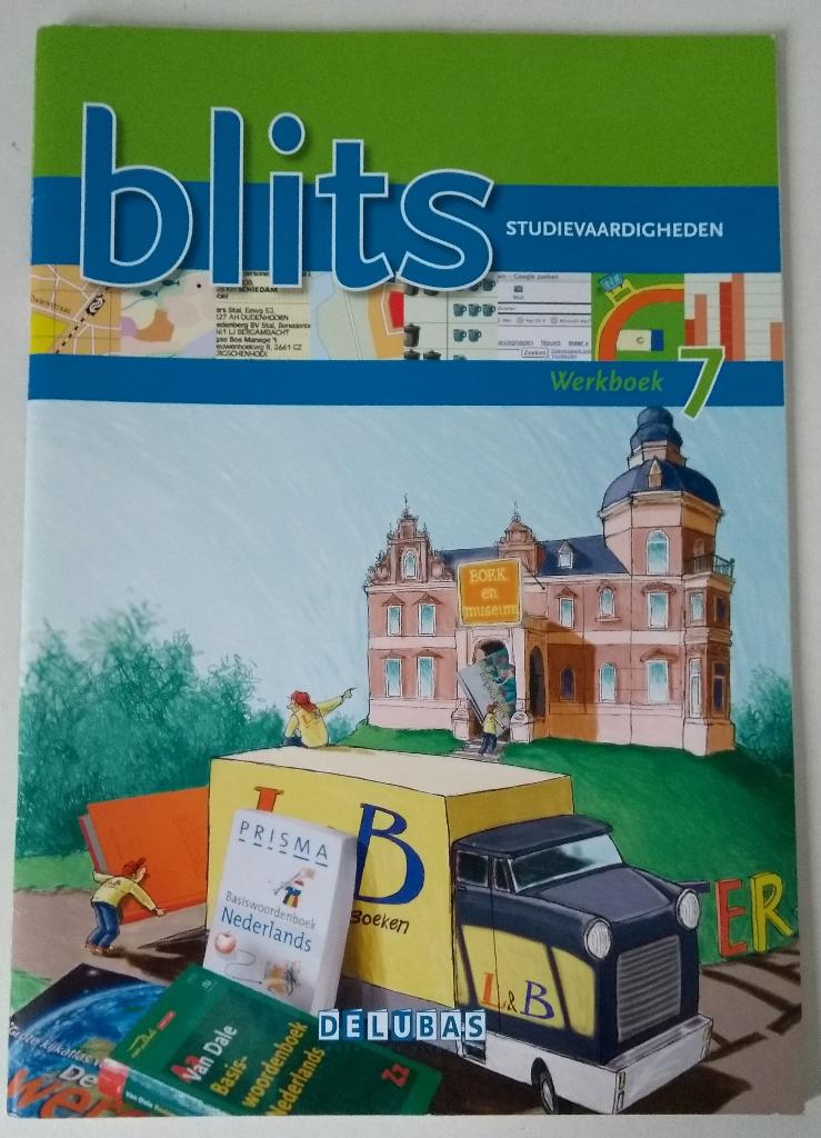 9789053001622 Blits Studievaardigheden, werkboek 7, Verzenden, Nieuw, Overige niveaus
