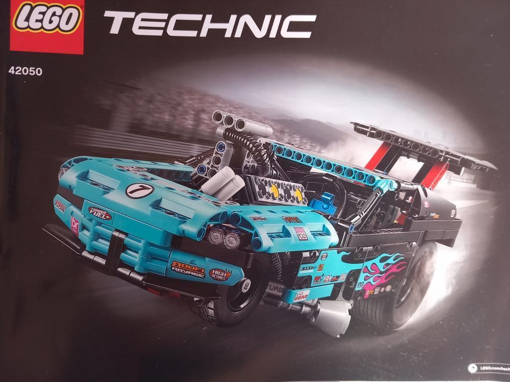 Lego Technic 42050, dragracer, geheel compleet, als nieuw!, Ophalen of Verzenden, Zo goed als nieuw, Complete set, Lego