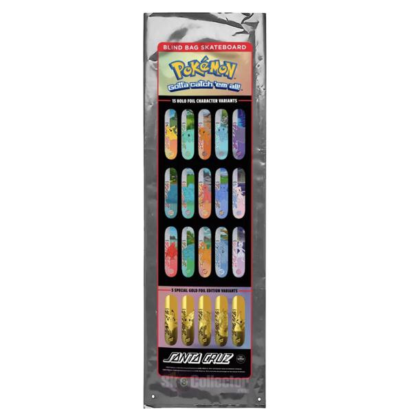 Pokémon Santa Cruz Skateboard Blindbag, Sport en Fitness, Skateboarden, Ophalen of Verzenden, Nieuw, Skateboard